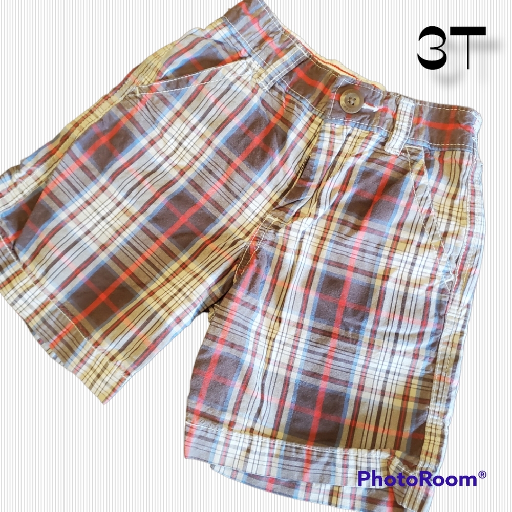 OshKosh Toddlers Plaid Shorts sz 3T